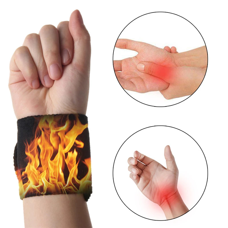 Self-Heating Wrist Band Magnetic Therapy