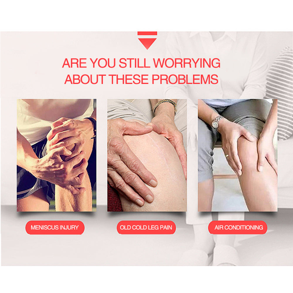 Wormwood Knee Pads Self Heating Four Sided Elasticity To Keep Warm for Joint Protection