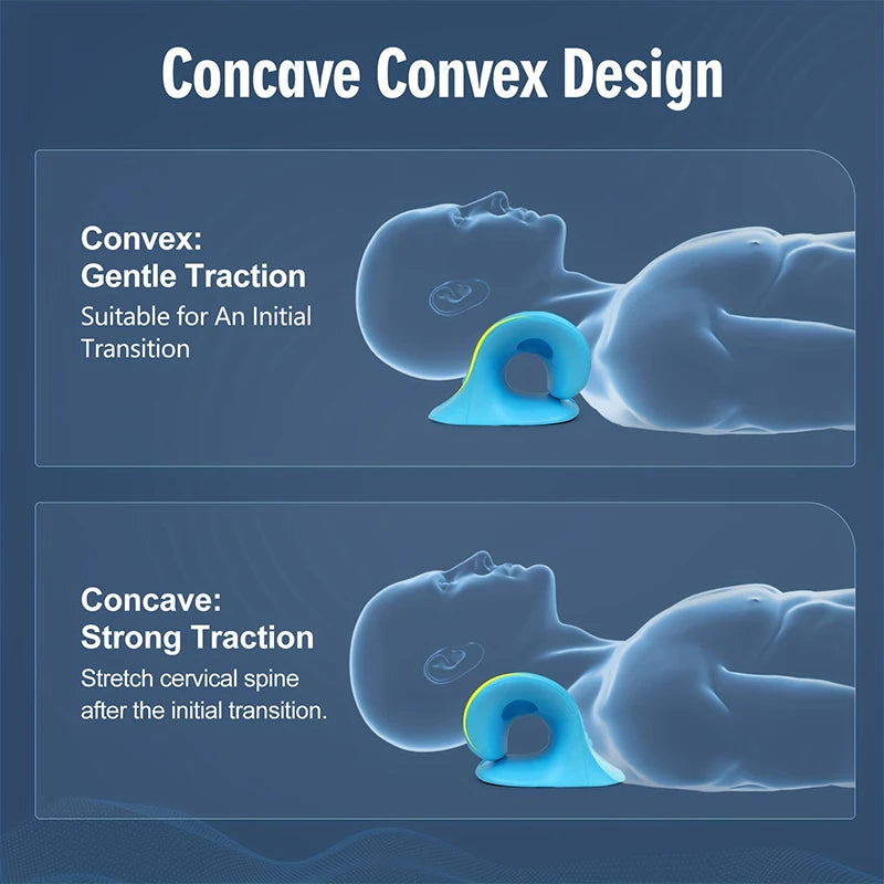 Cervical Spine Massage Pillow U Shaped, using Gravity Shiatsu technology Cervical Massage Pillow for Neck and Shoulder Repair and Neck Relaxation
