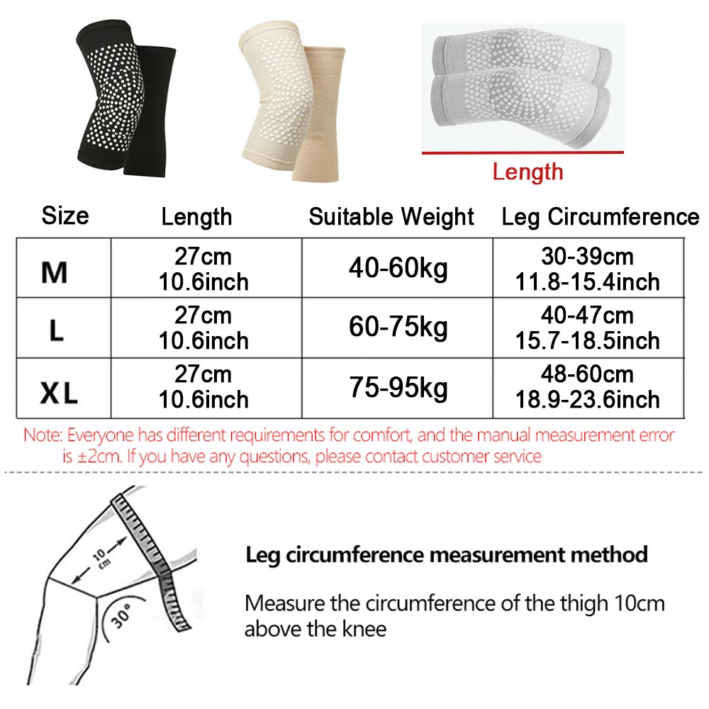 Wormwood Knee Pads Self Heating Four Sided Elasticity To Keep Warm for Joint Protection