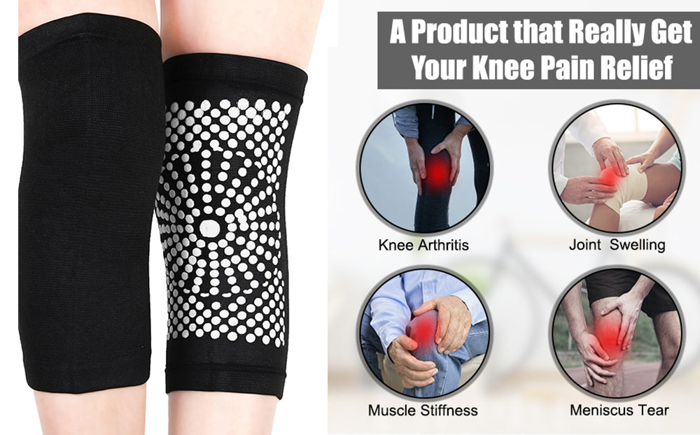Wormwood Knee Pads Self Heating Four Sided Elasticity To Keep Warm for Joint Protection