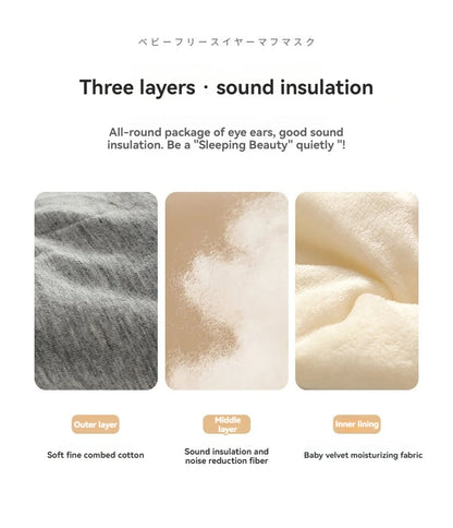 2-in-1 Noise-Reducing Sleep Eye mask