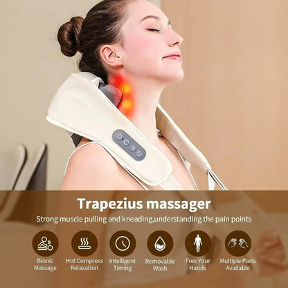 Neck & Shoulder Massager with Heat