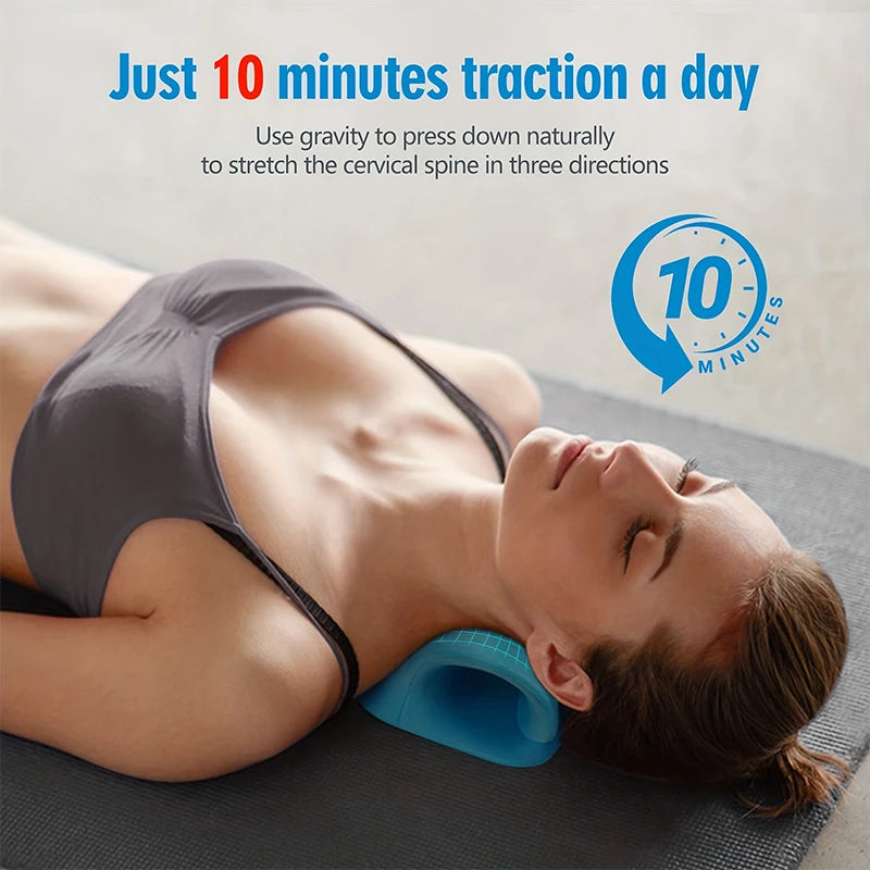 Cervical Spine Massage Pillow U Shaped, using Gravity Shiatsu technology Cervical Massage Pillow for Neck and Shoulder Repair and Neck Relaxation