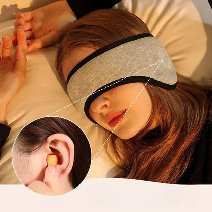 2-in-1 Noise-Reducing Sleep Eye mask