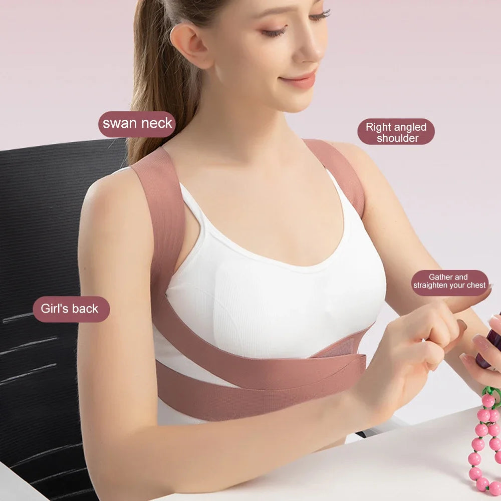 Brace Back Posture Corrector Spine Support Hunchback Correction Belt For Adult Posture Spinal Column Curvature