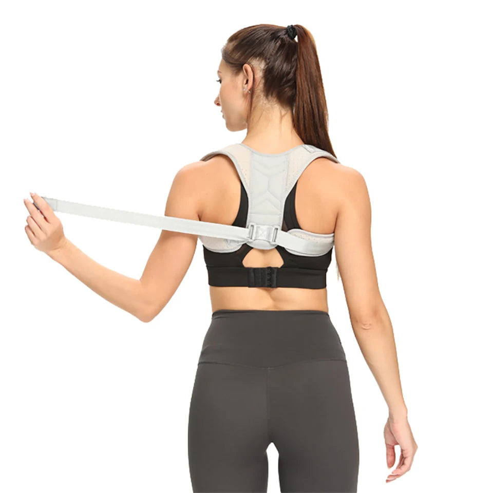 Adjustable Back Posture Corrector Neck Brace Shoulder Support Correction Belt