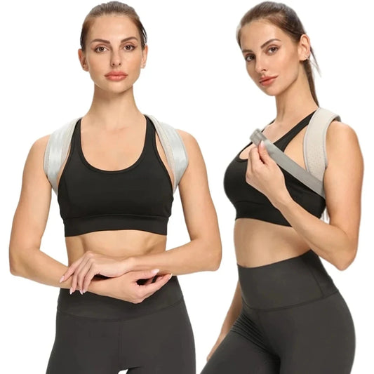 Adjustable Back Posture Corrector Neck Brace Shoulder Support Correction Belt
