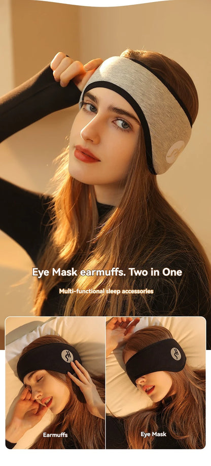 2-in-1 Noise-Reducing Sleep Eye mask
