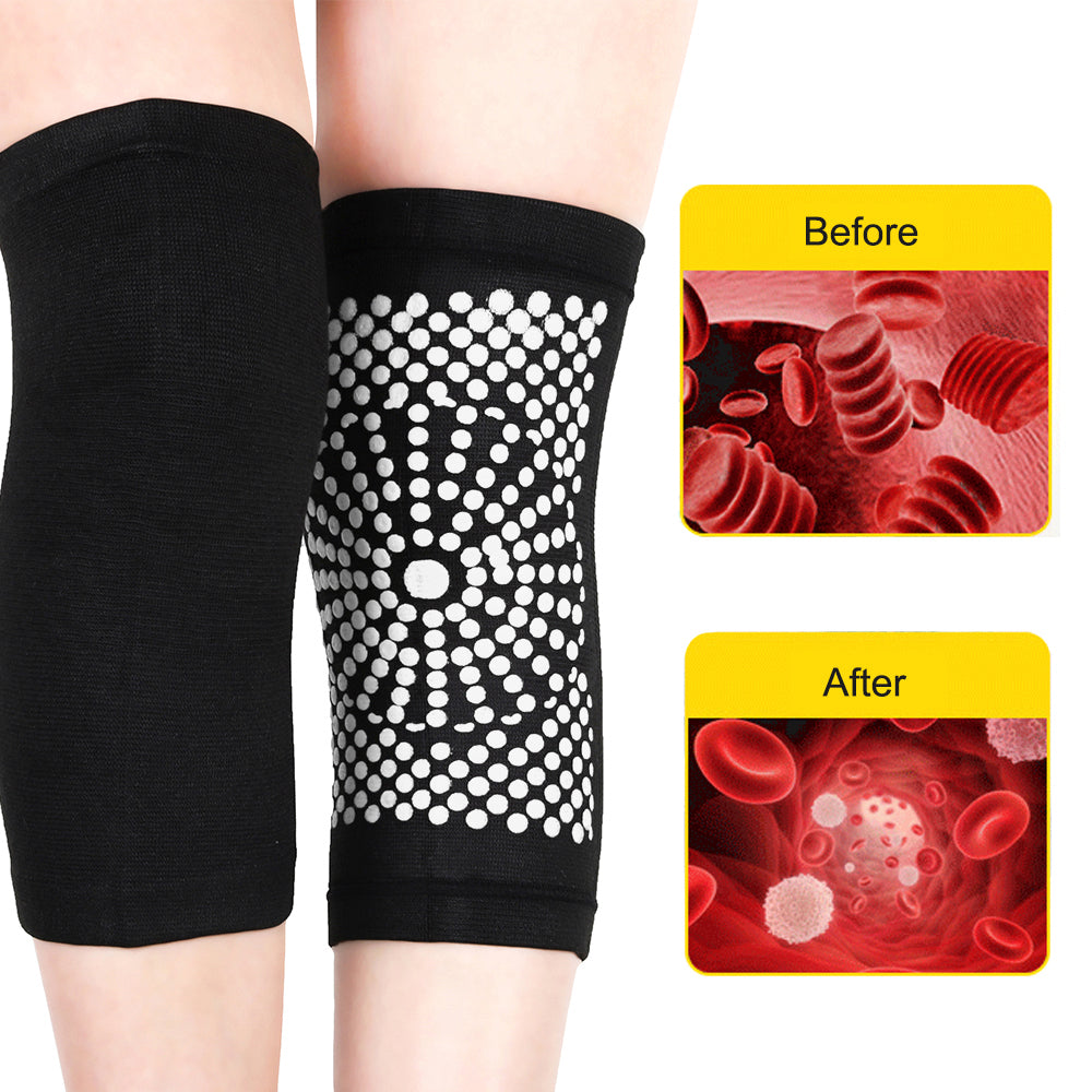 Wormwood Knee Pads Self Heating Four Sided Elasticity To Keep Warm for Joint Protection