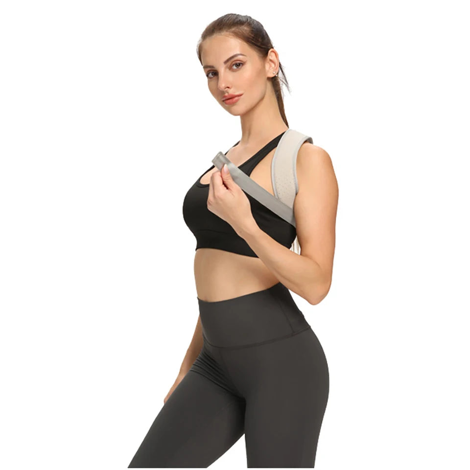 Adjustable Back Posture Corrector Neck Brace Shoulder Support Correction Belt