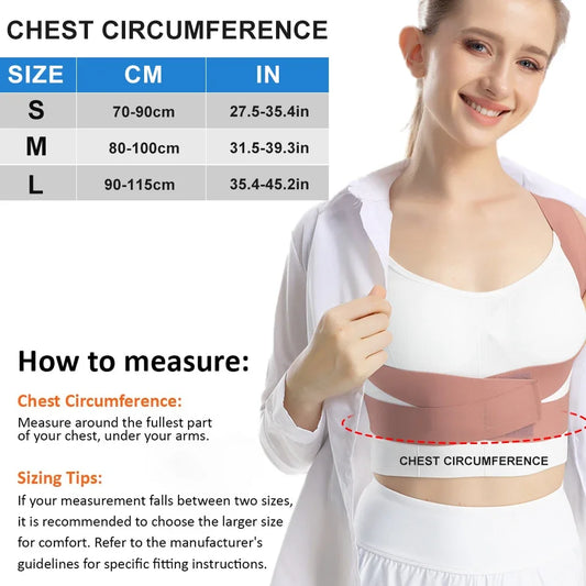 Brace Back Posture Corrector Spine Support Hunchback Correction Belt For Adult Posture Spinal Column Curvature