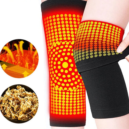 Wormwood Knee Pads Self Heating Four Sided Elasticity To Keep Warm for Joint Protection
